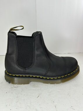 Dr. Martens Men’s Black Chukka Boot with Yellow Stitching